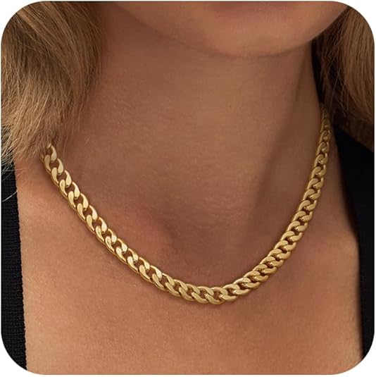 Riley - Chunky Cuban Link Necklace