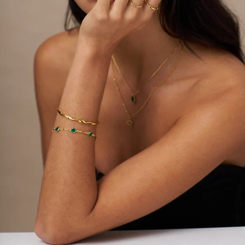 Marina – Oval Gold Bracelet